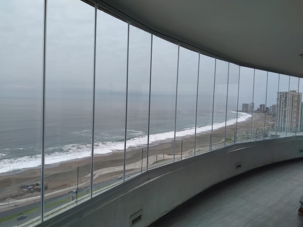 Cierres plegables de cristal