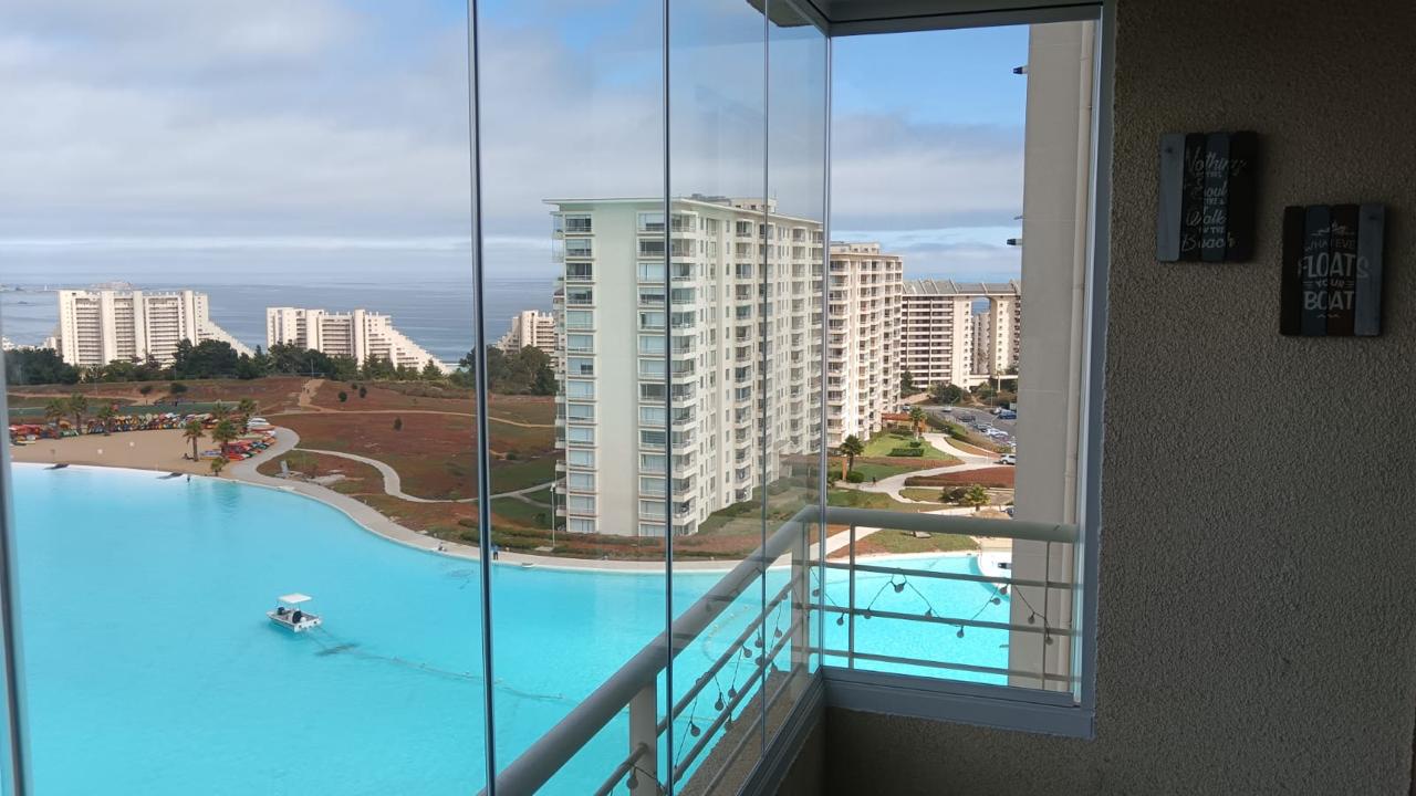 Cierre cristal con laguna