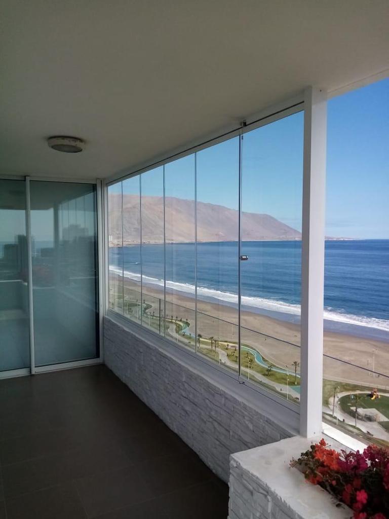 Cierre cristal departamento